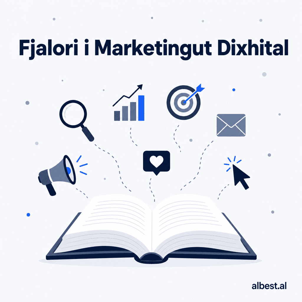 Fjalori i Marketingut Dixhital A–Z: 90+ Terma të Shpjeguara Thjesht – Marketing