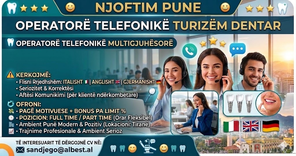 NJOFTIM PUNE OPERATORE TURIZEMDENTAR
