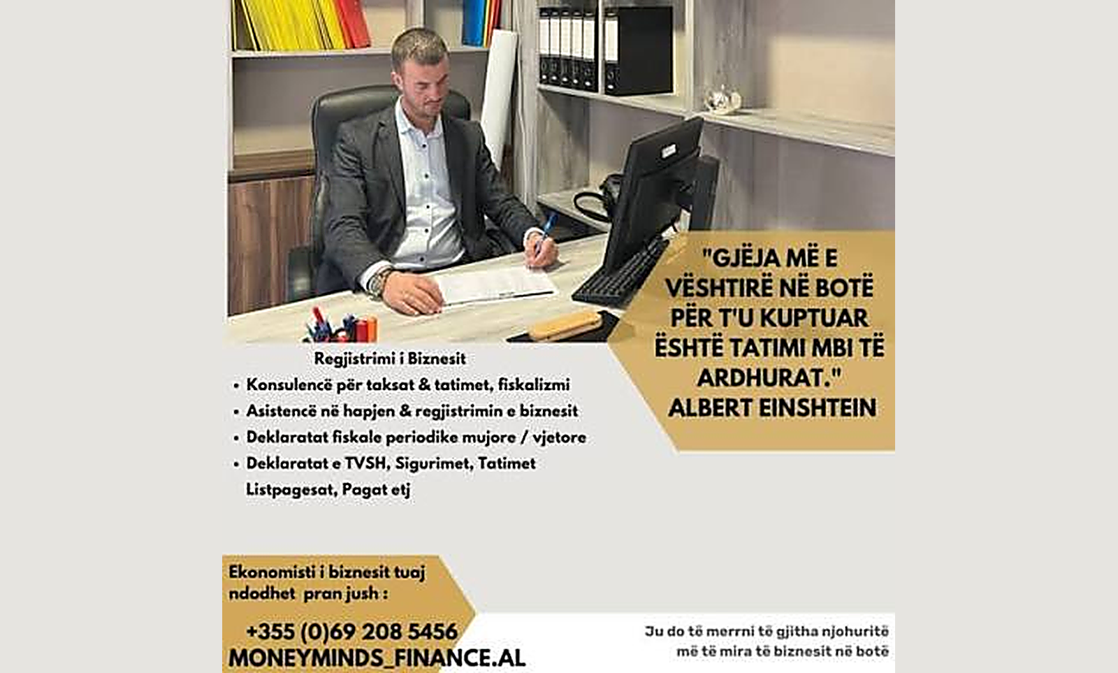 EKONOMIST OLTJAN ZHUPA – KONSULENCË FINANCIARE DHE SHËRBIME KONTABILITETI NË SARANDË – foto 1