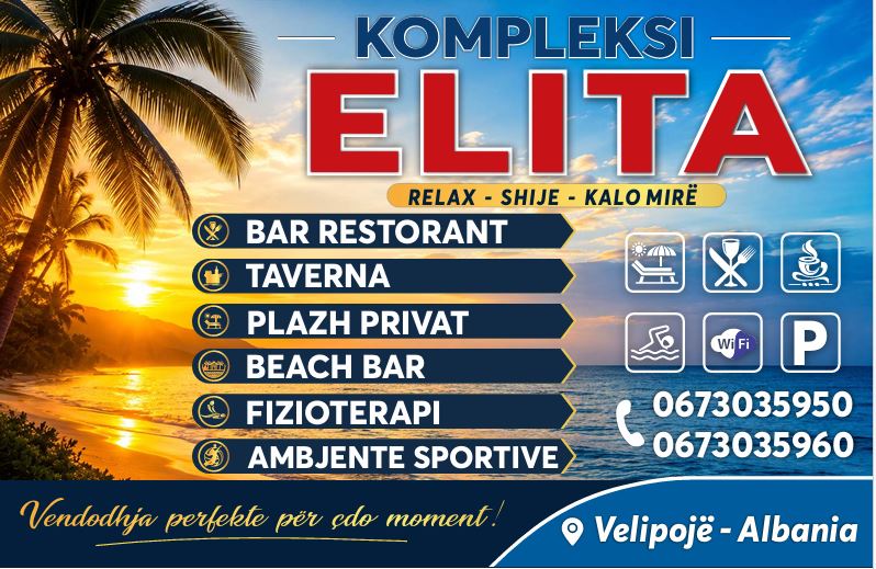 KOMPLEKSI ELITA – BEACH BAR, TAVERNE DHE RESTORANT NE VELIPOJE – foto 2