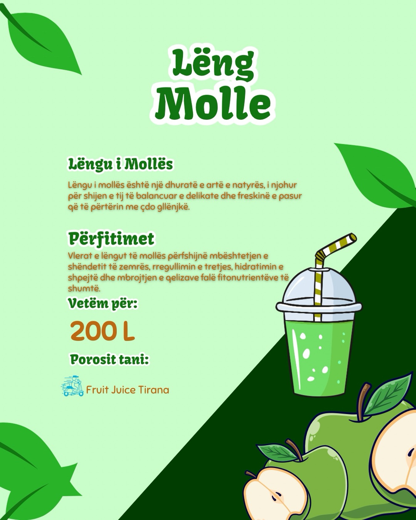 FRUIT JUICE TIRANA - LENGJE FRUTASH, SMOOTHIE DHE DETOX NE TIRANE – foto 3